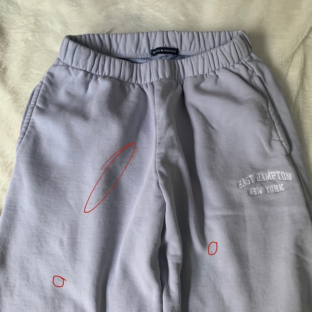ON HOLD rare brandy melville rosa sweatpants - Picture 3 of 4
